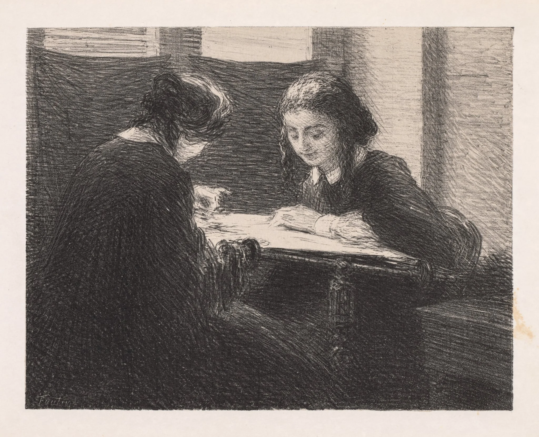 The Embroideres (Les Brodeuses),, by Henri Fantin-Latour, 1898