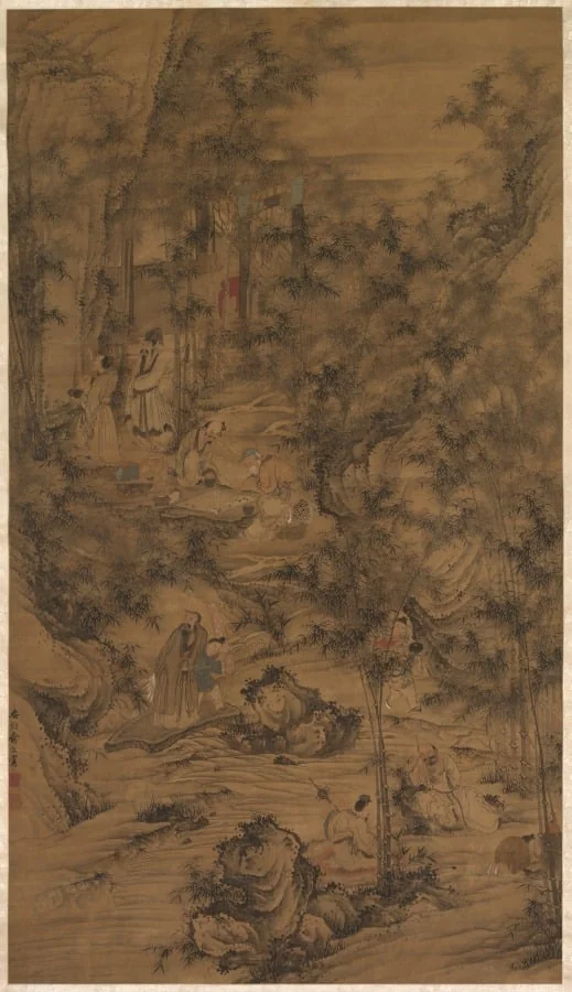 The Seven Worthies of the Bamboo Grove, by Unknown, unspecified, 1778