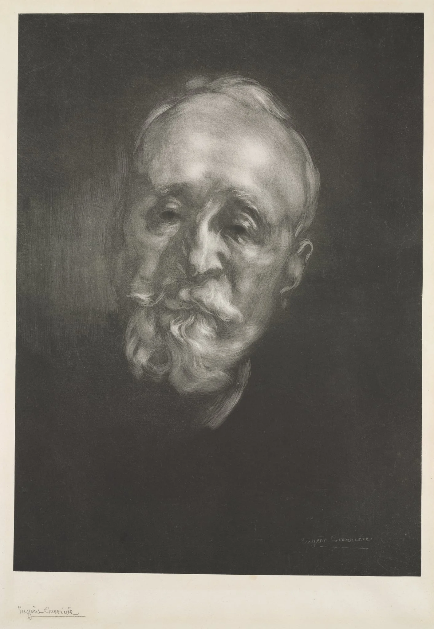 Puvis de Chavannes, by Eugène Carrière, 1897