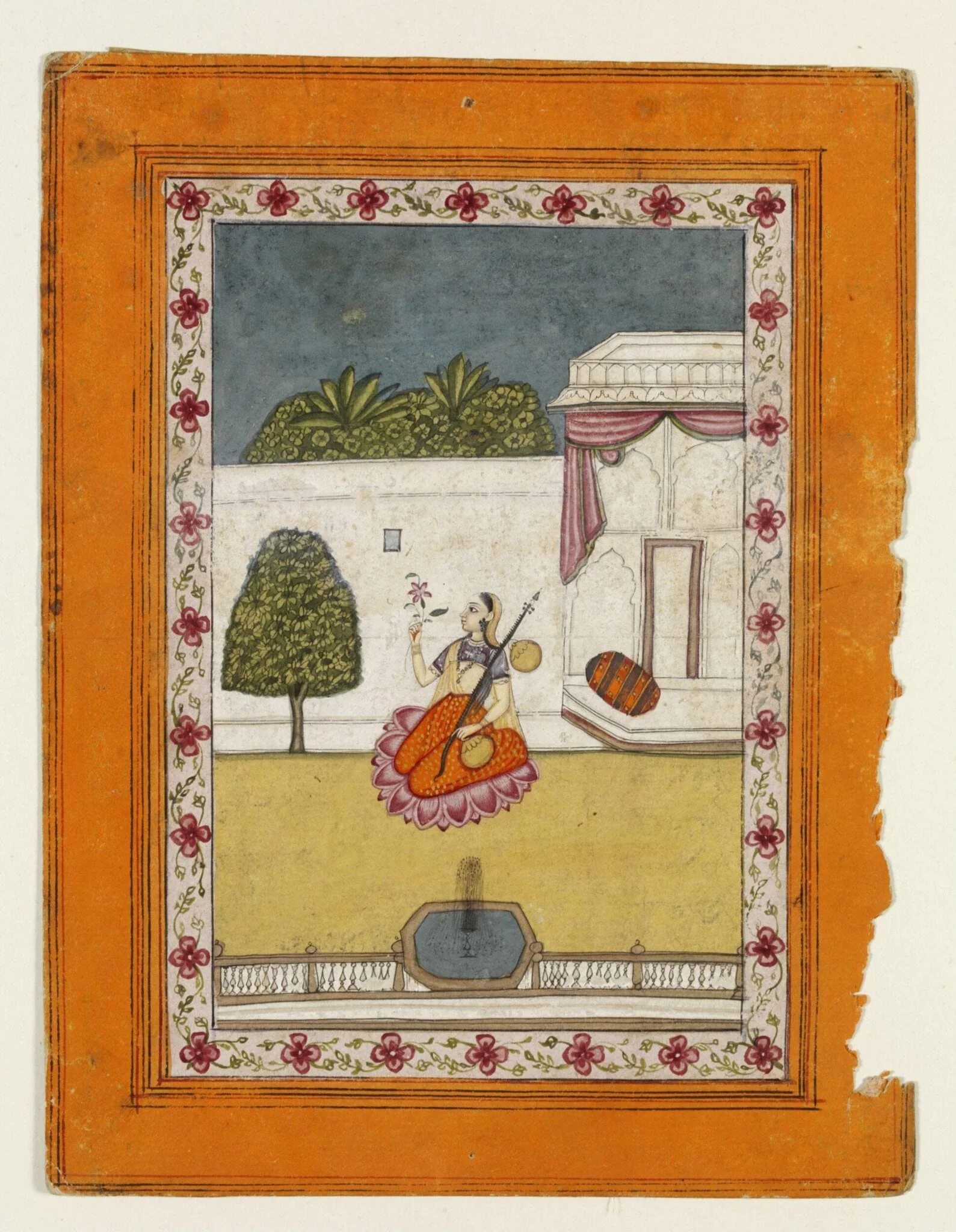 Gujjari Ragini, by Unknown, paint, 1850