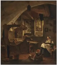 Interior of a Weaver's Cottage