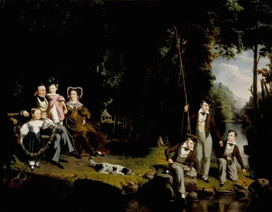 Alexander Masterton and His Wife and Children