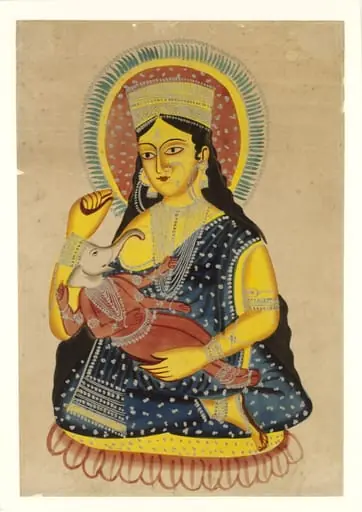 Parvati and Ganesha