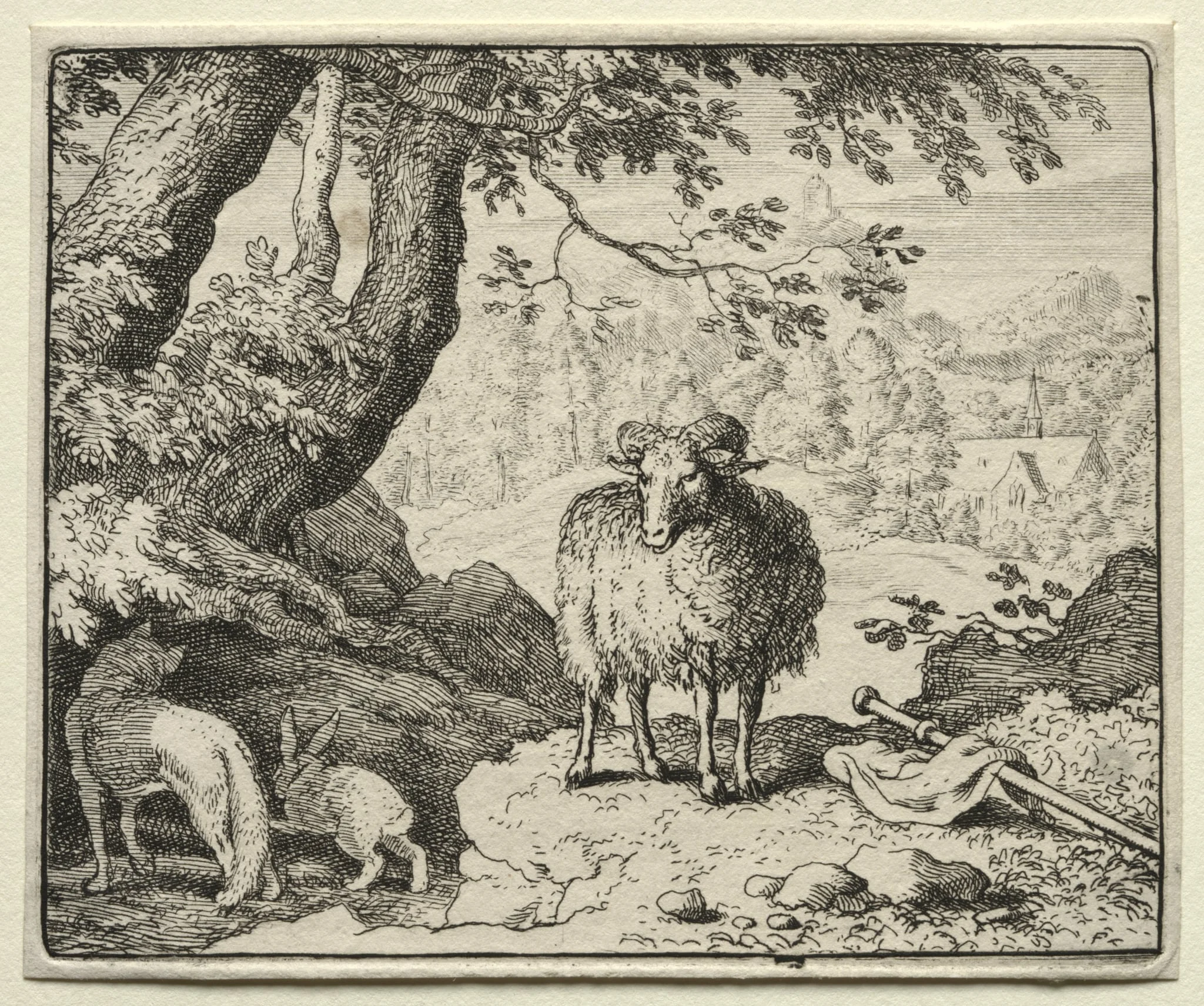 Reynard the Fox:  Reynard Returns Home, by Allart van Everdingen, 1662