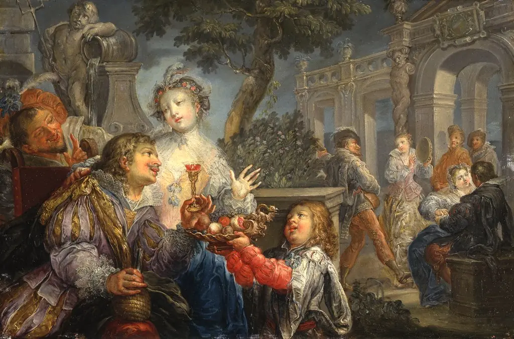 Merry Company on a Patio