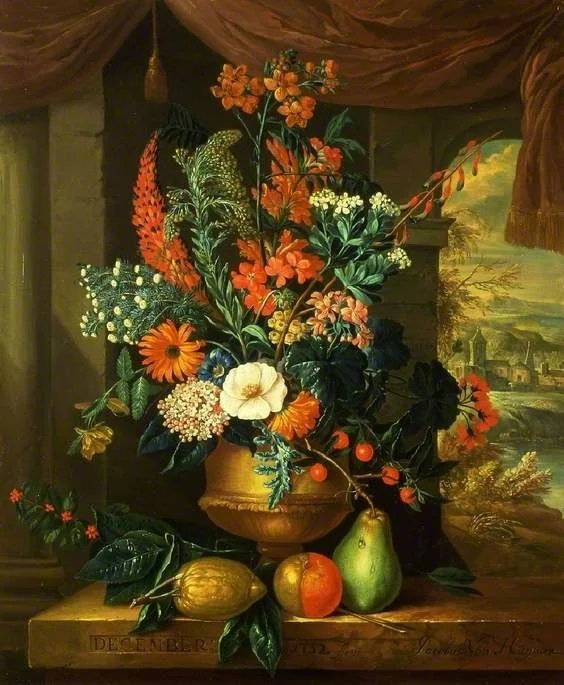 Twelve Months of Flowers: December