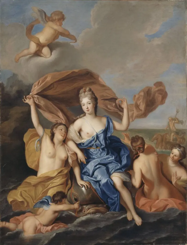Presumed portrait of Françoise-Marie de Bourbon, duchesse d'Orléans
