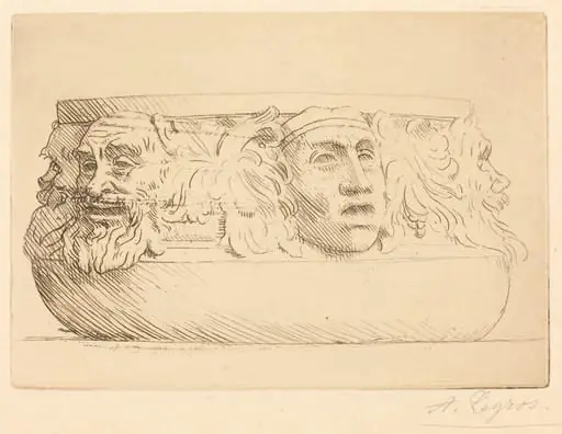 Vase with Grotesques (Le vase aux masques)