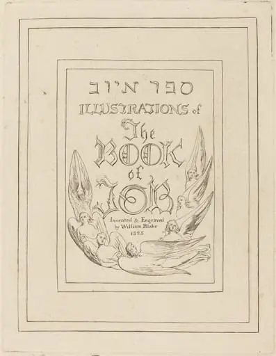 Title-Page of the Engraved Illustrations to the Book of Job