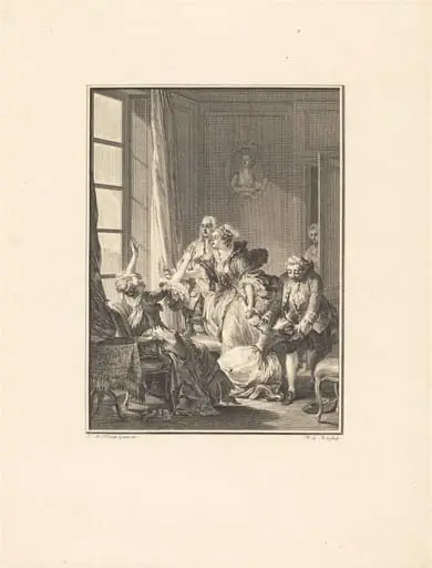 Julie s'évanouit dans un fauteuil