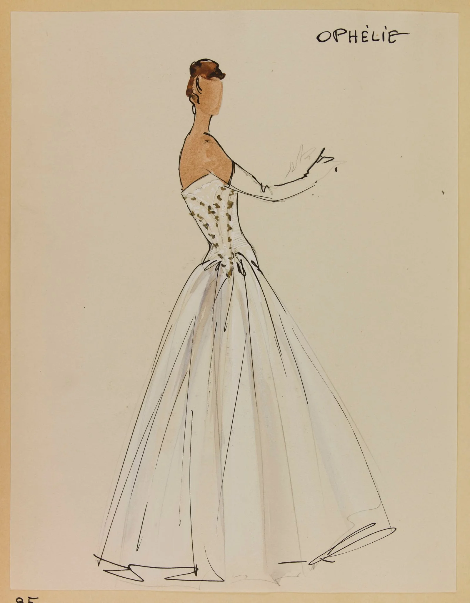 Ophélie, by Marie-Louise Carven, 1955