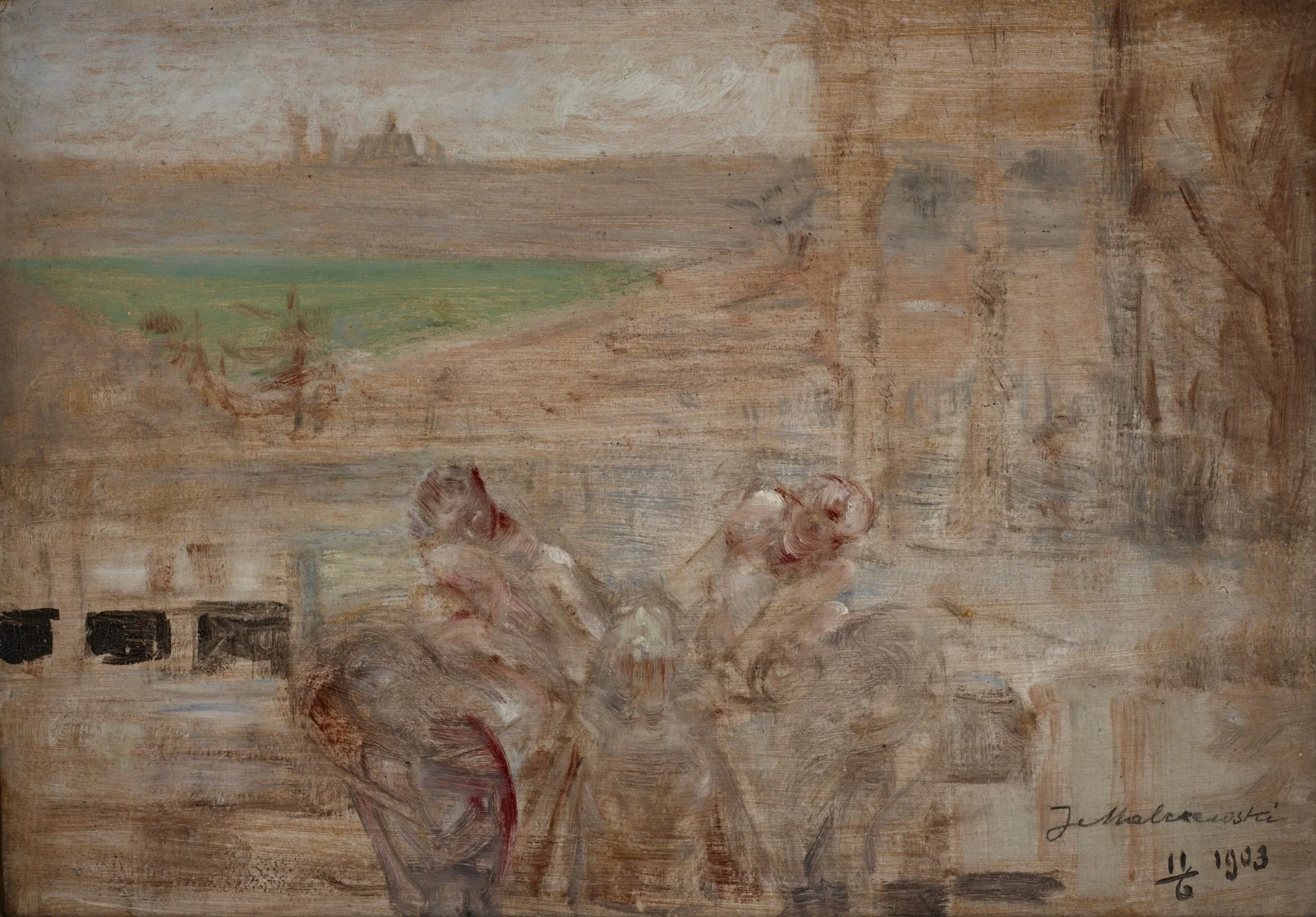Sketch to "The Poisoned Well”