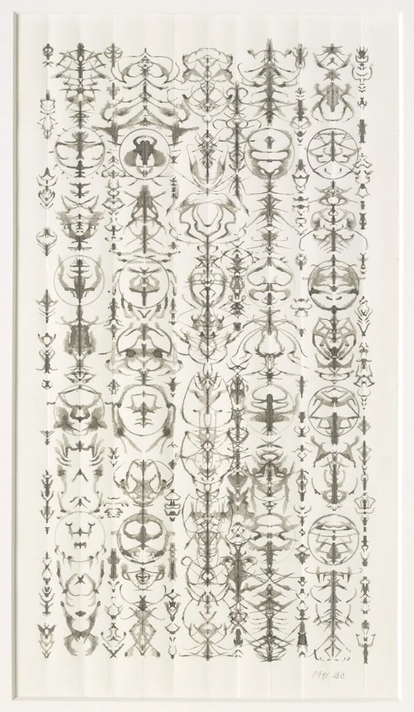 Untitled, by Bruce Conner, graphite, 17