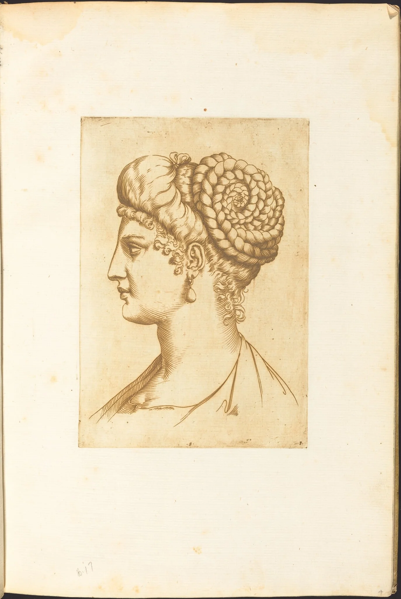 Print from Drawing Book, by Luca Ciamberlano, ink, 1615