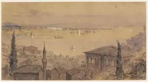 The Bosphorus, from Pera, looking towards Scutari