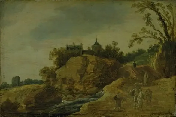 Rocky Landscape with a Castle