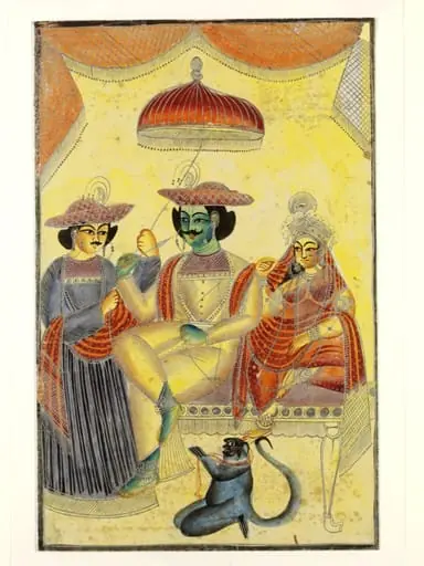 Rama, Sita, Lakshmana and Hanuman