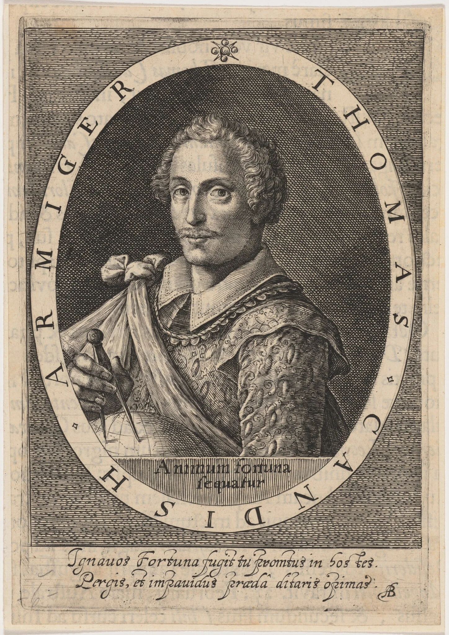 John Bale, Bishop of Ossory, by Willem de Passe, ink, 1620