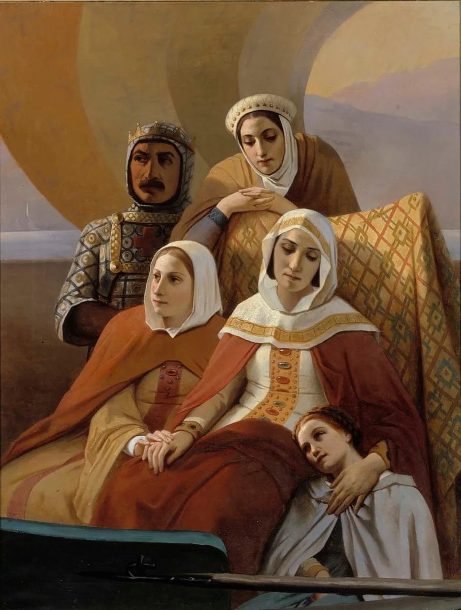 Ristiretkeläiset, kopio Emile Signolin mukaan, osa, by Ida Silfverberg, unspecified