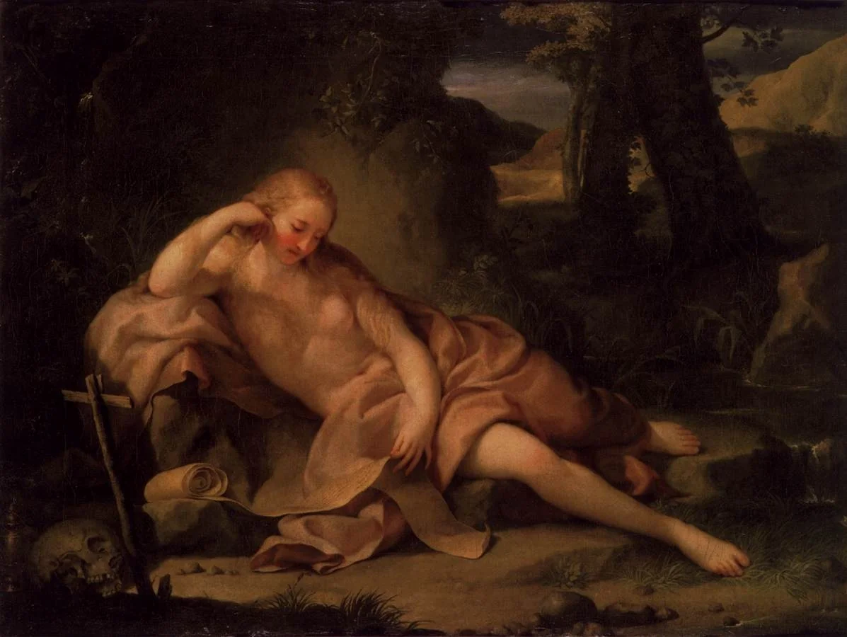 The Penitent Magdalene, by Anton Raphael Mengs, oil, 1752