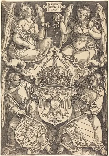Coat of Arms of the German Empire and Nuremberg City