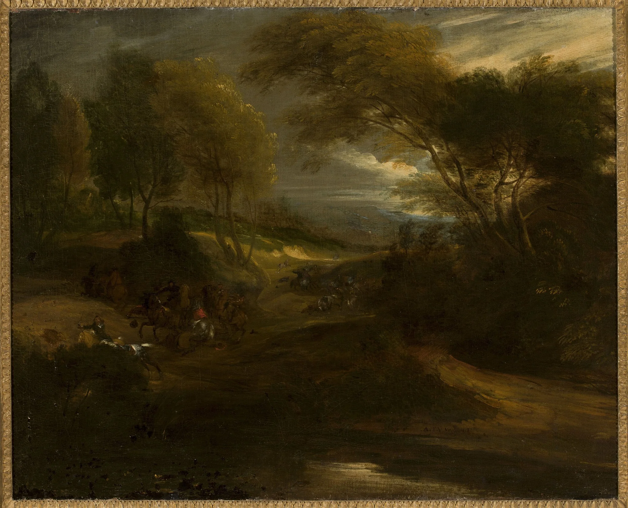 A battle scene