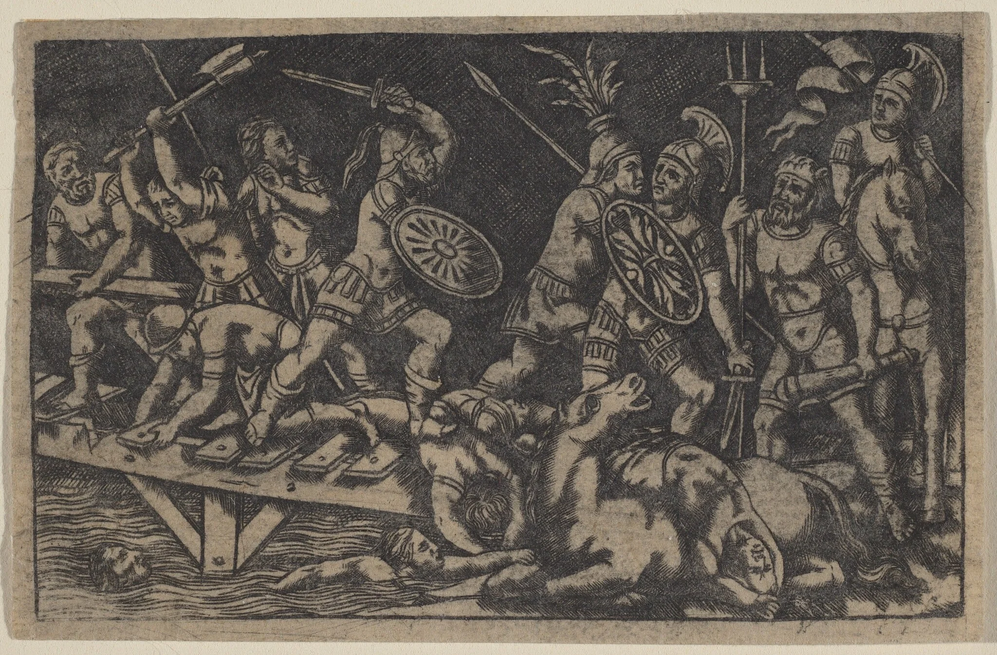 Horatius Cocles, by Italian 18th Century, 1800