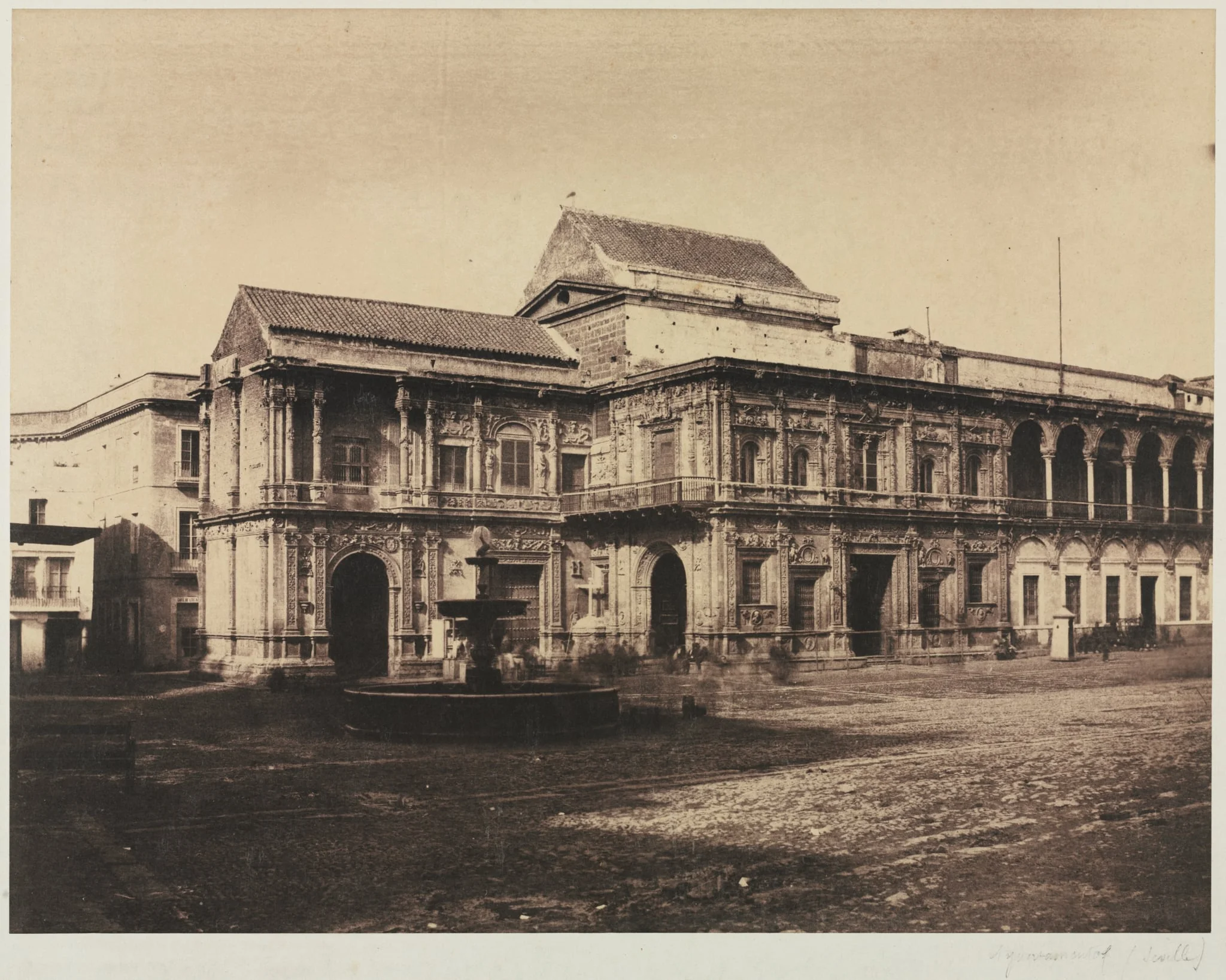 Townhall, Seville, by Vicomte Joseph Vigier, 1853