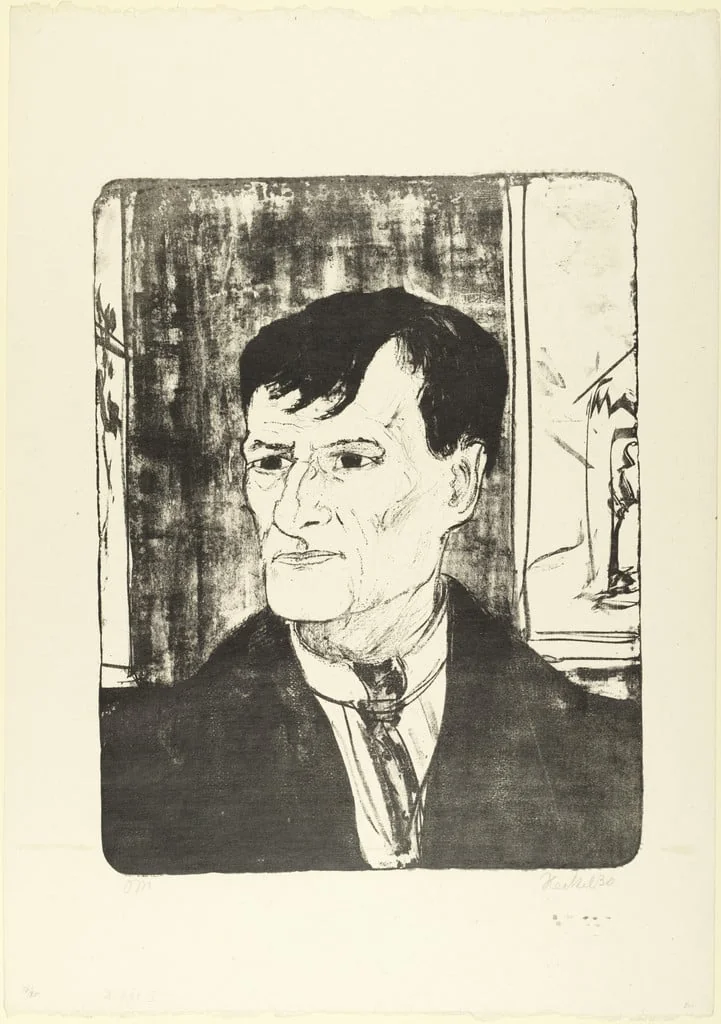 Untitled, by Erich Heckel, ink, 1930
