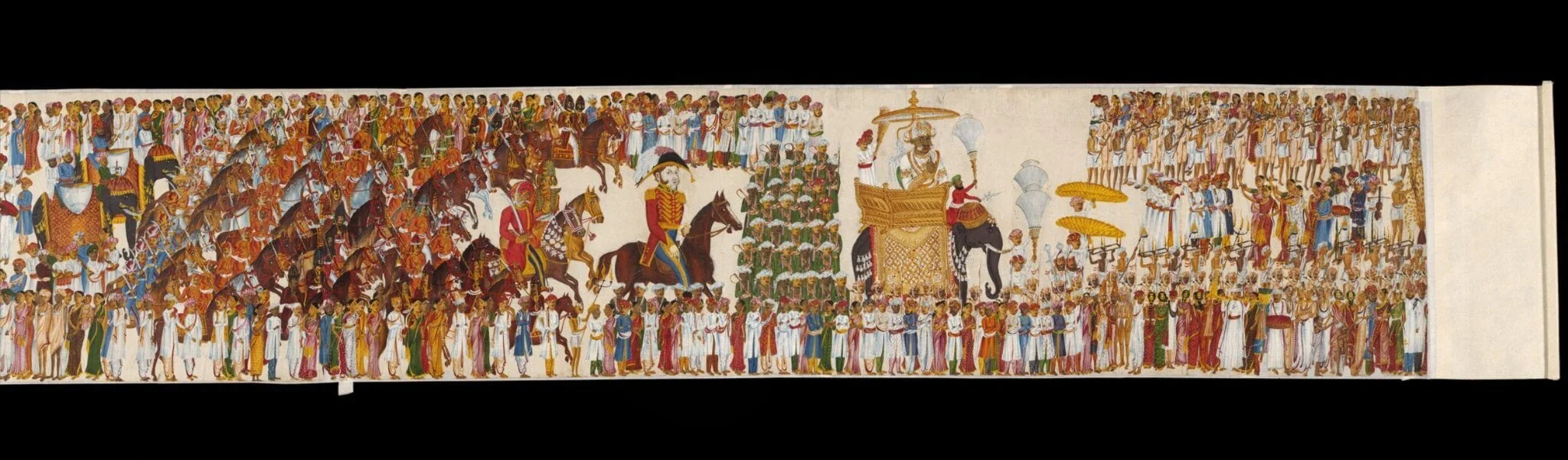 A scroll-painting, by Unknown, paint, 1860