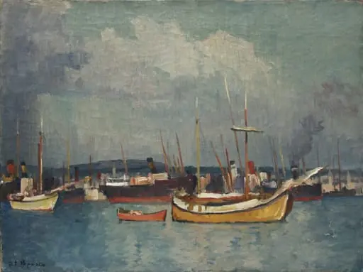 În port
