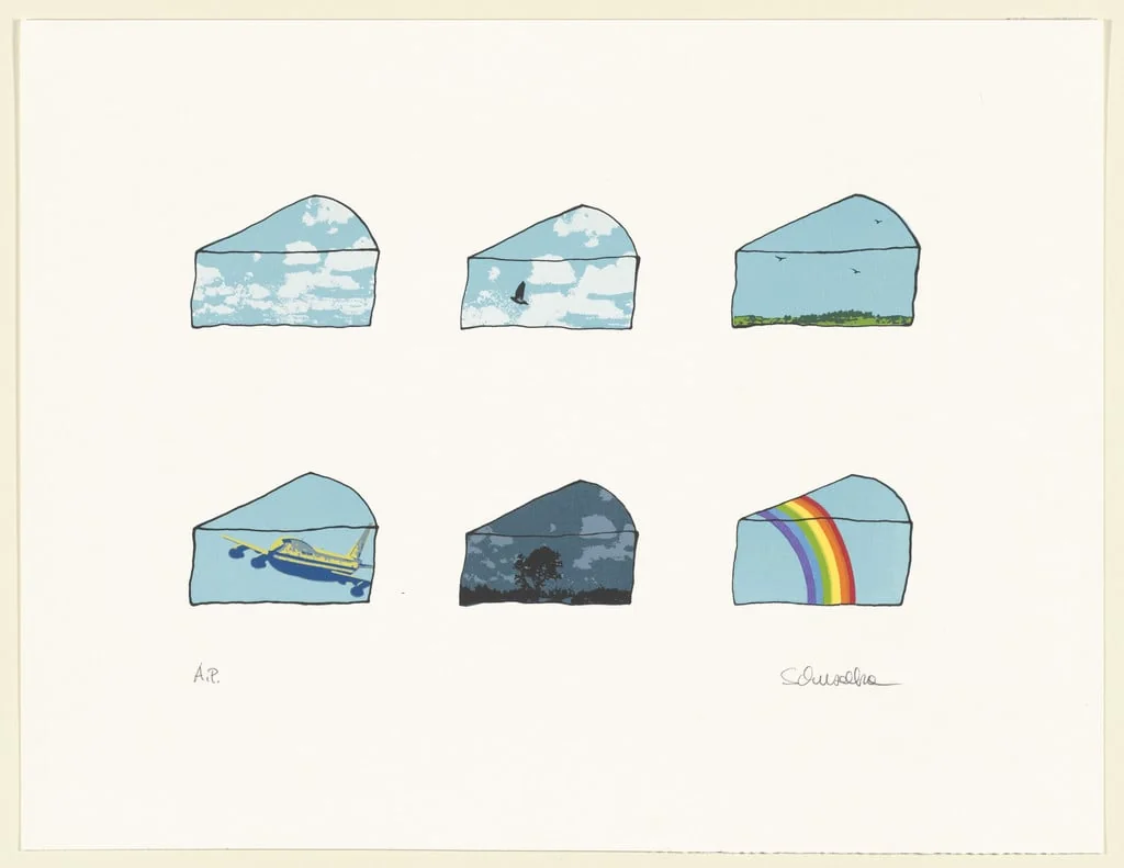 Untitled, by Elfi Schuselka, ink, 1971