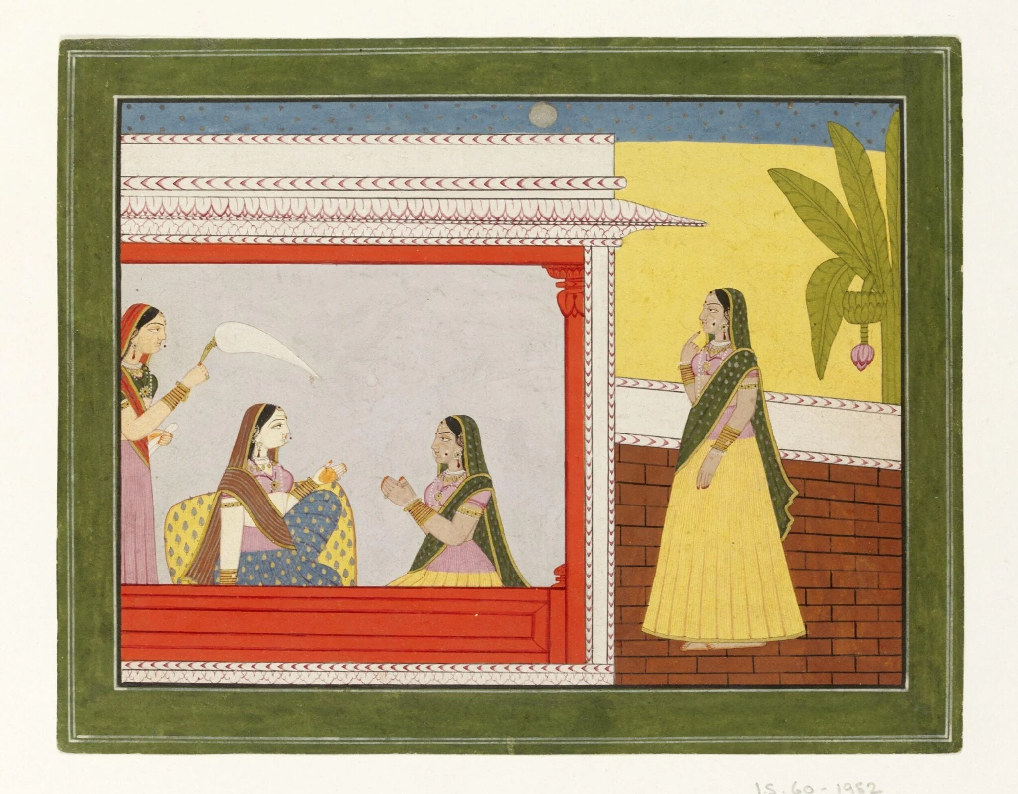 Radha, by Unknown, paint, 1790