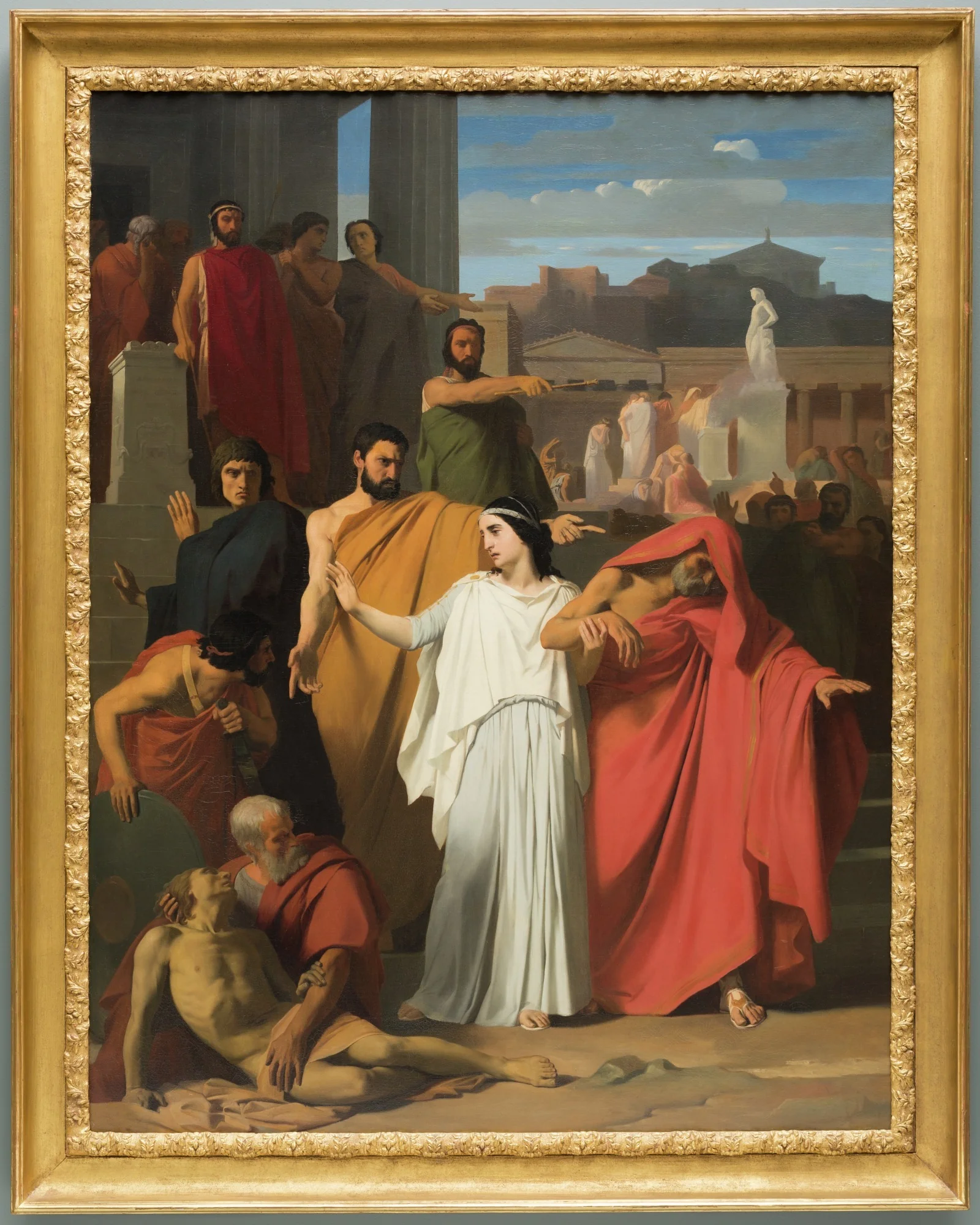 Oedipus Going into Exile from Thebes