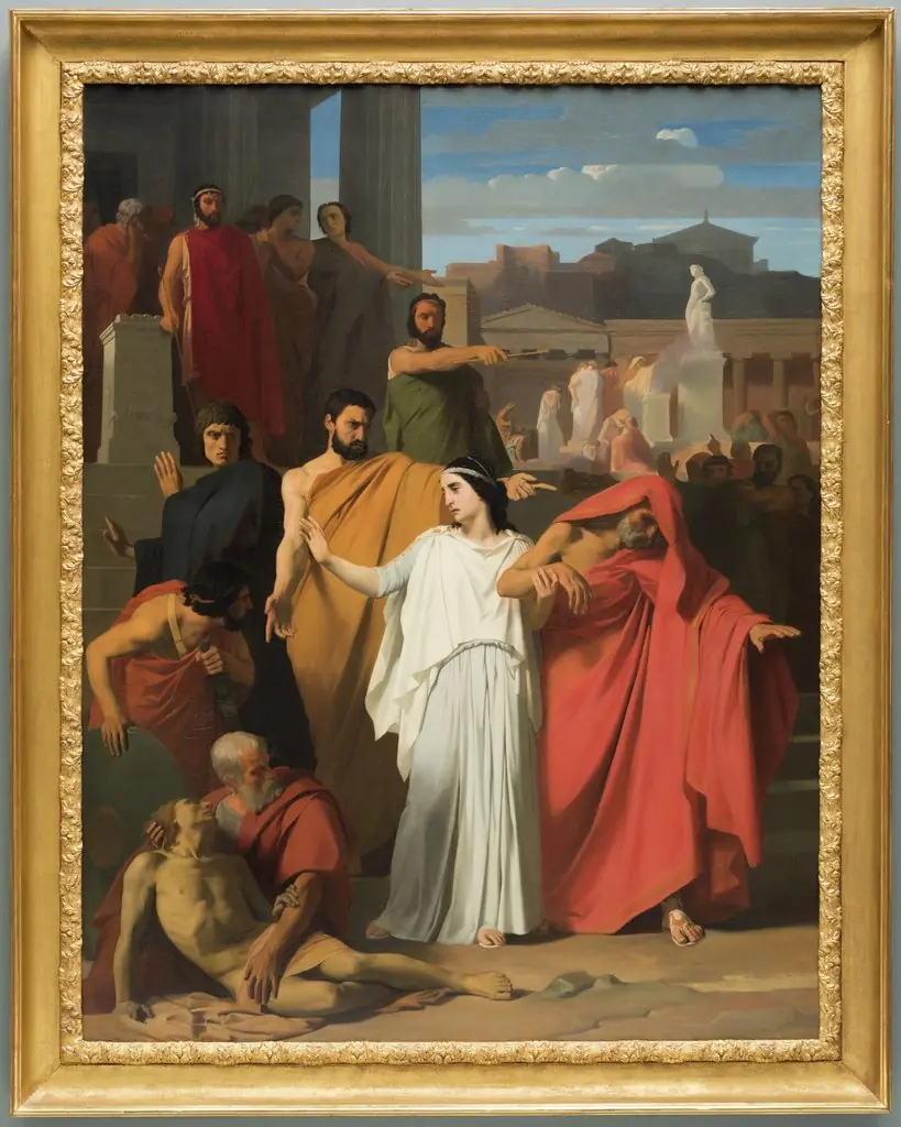 Oedipus Going into Exile from Thebes