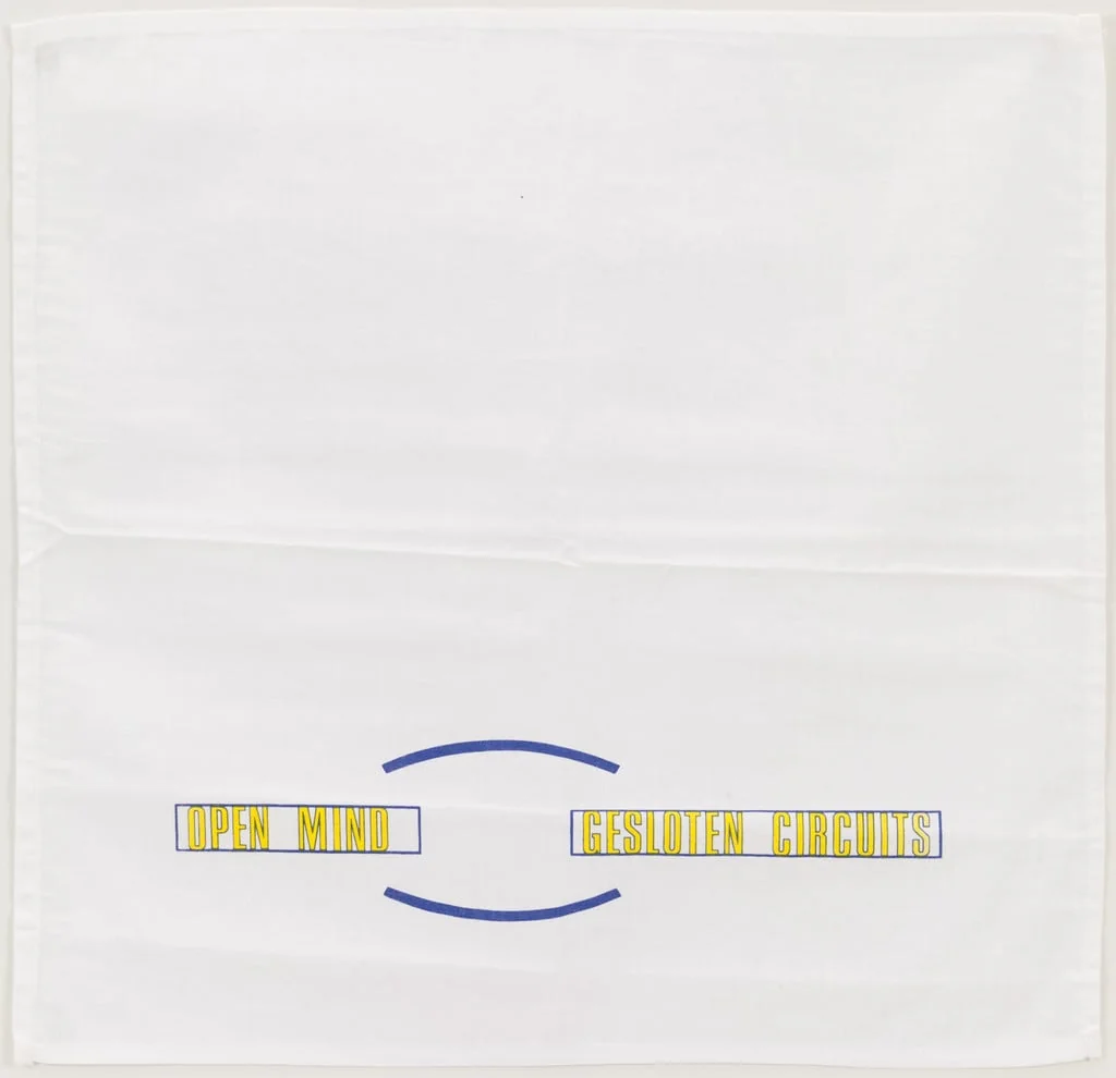 Untitled, by Lawrence Weiner, ink, 1989