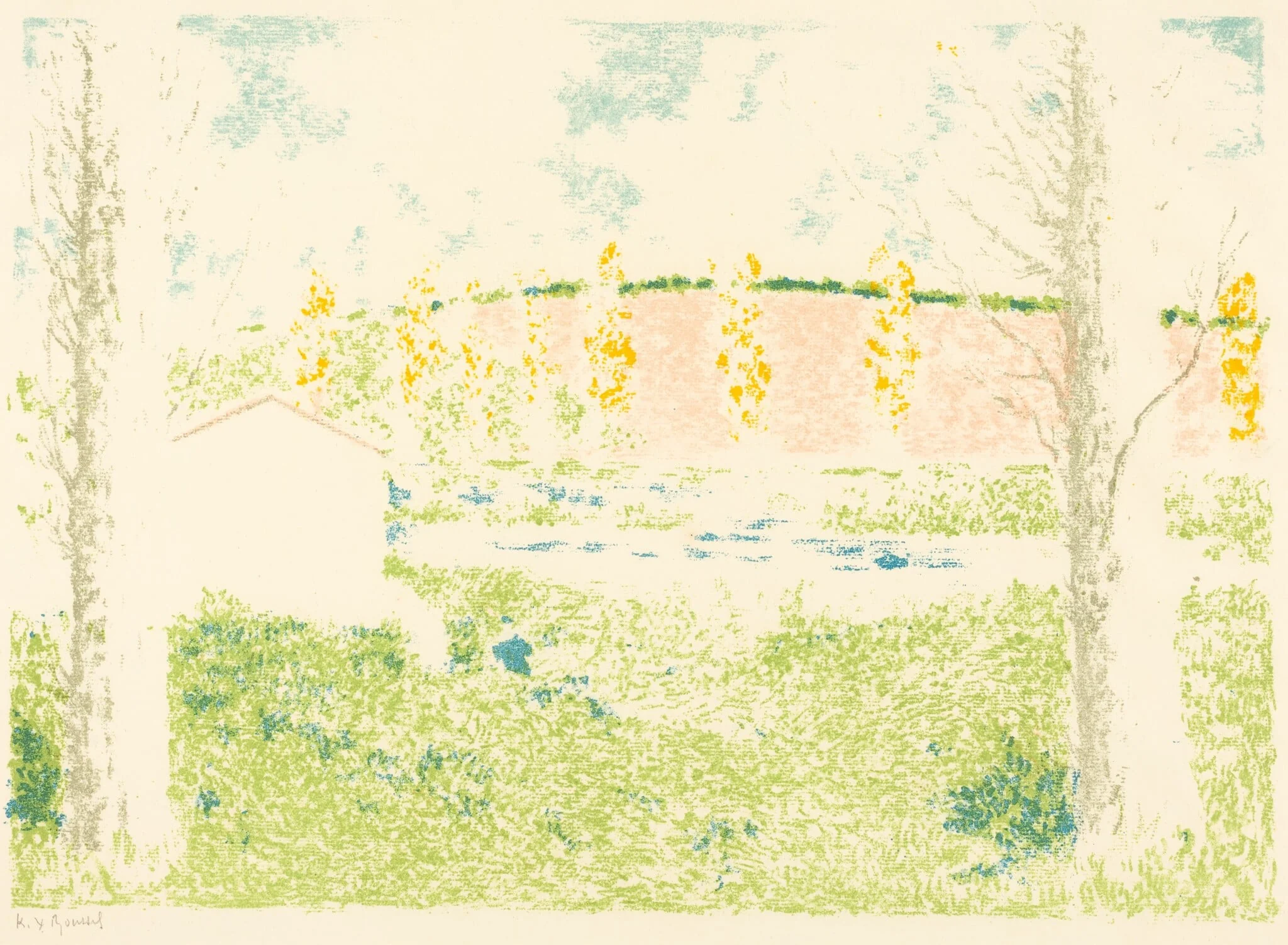 Landscape with a House (Paysage avec maison)