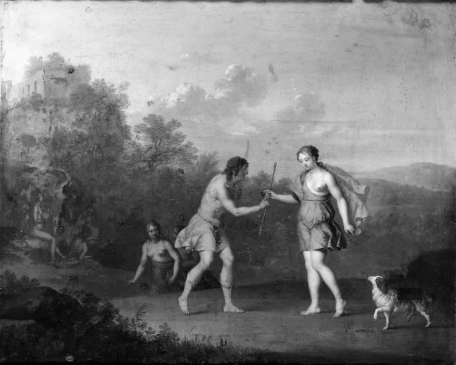 Cephalus and Procris, by Unknown, 1647
