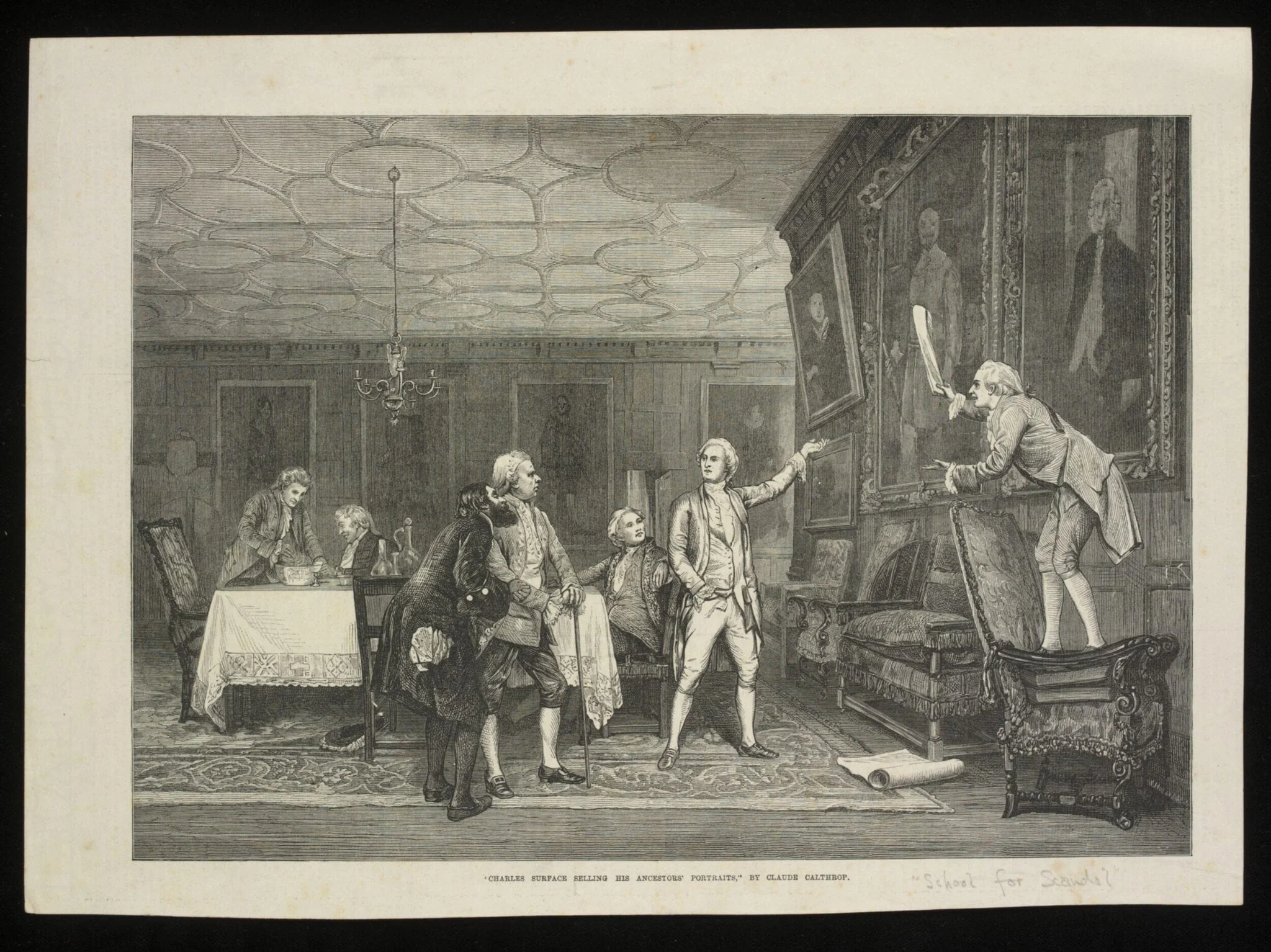 H Beard Print Collection, by Claude Calthrop, 1850