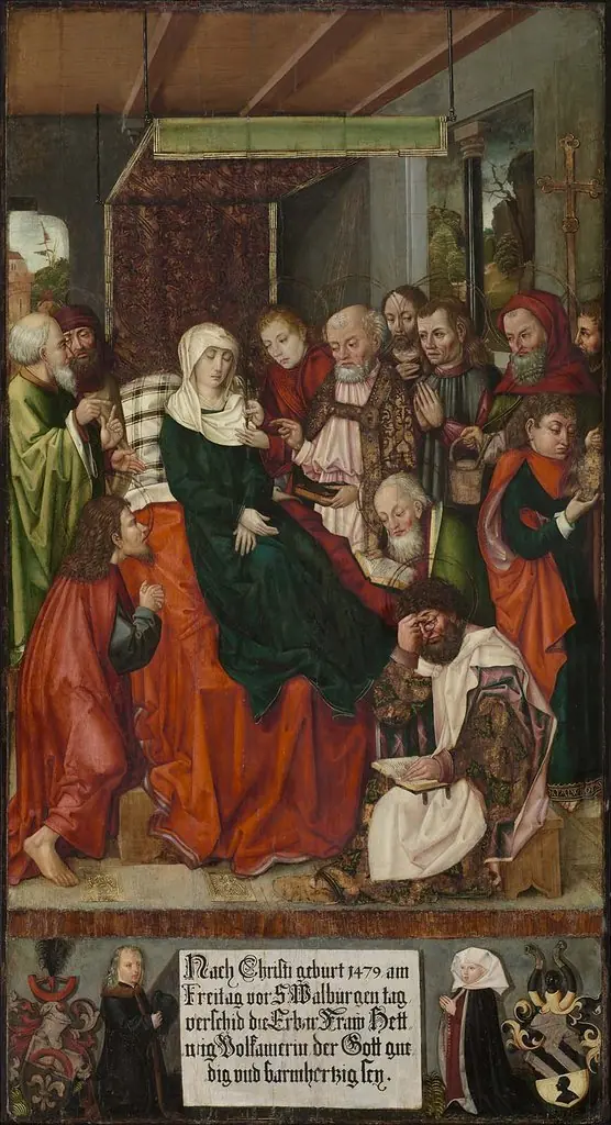 Dormition of the Virgin, with an Epitaph