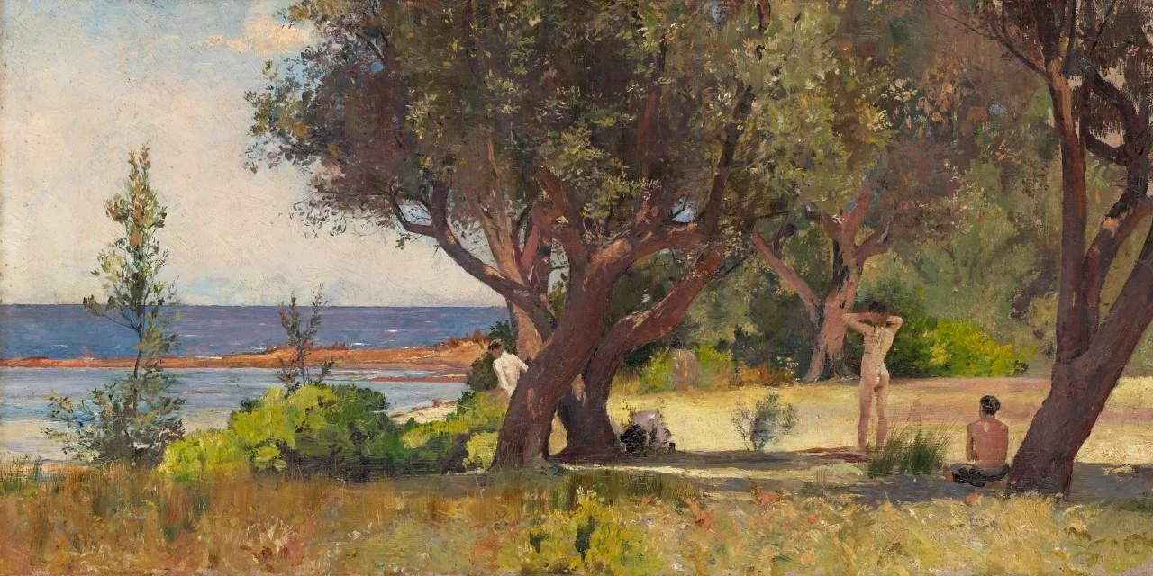 The Sunny South, by Thomas Roberts, oil, 1894