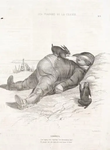 Les Plaisirs de la chasse:  Sommeil