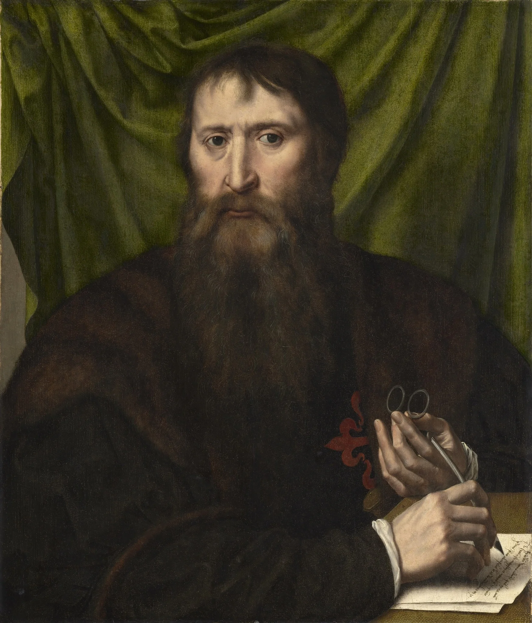 Felipe de Guevara, by Jan Cornelisz Vermeyen, oil, 1531