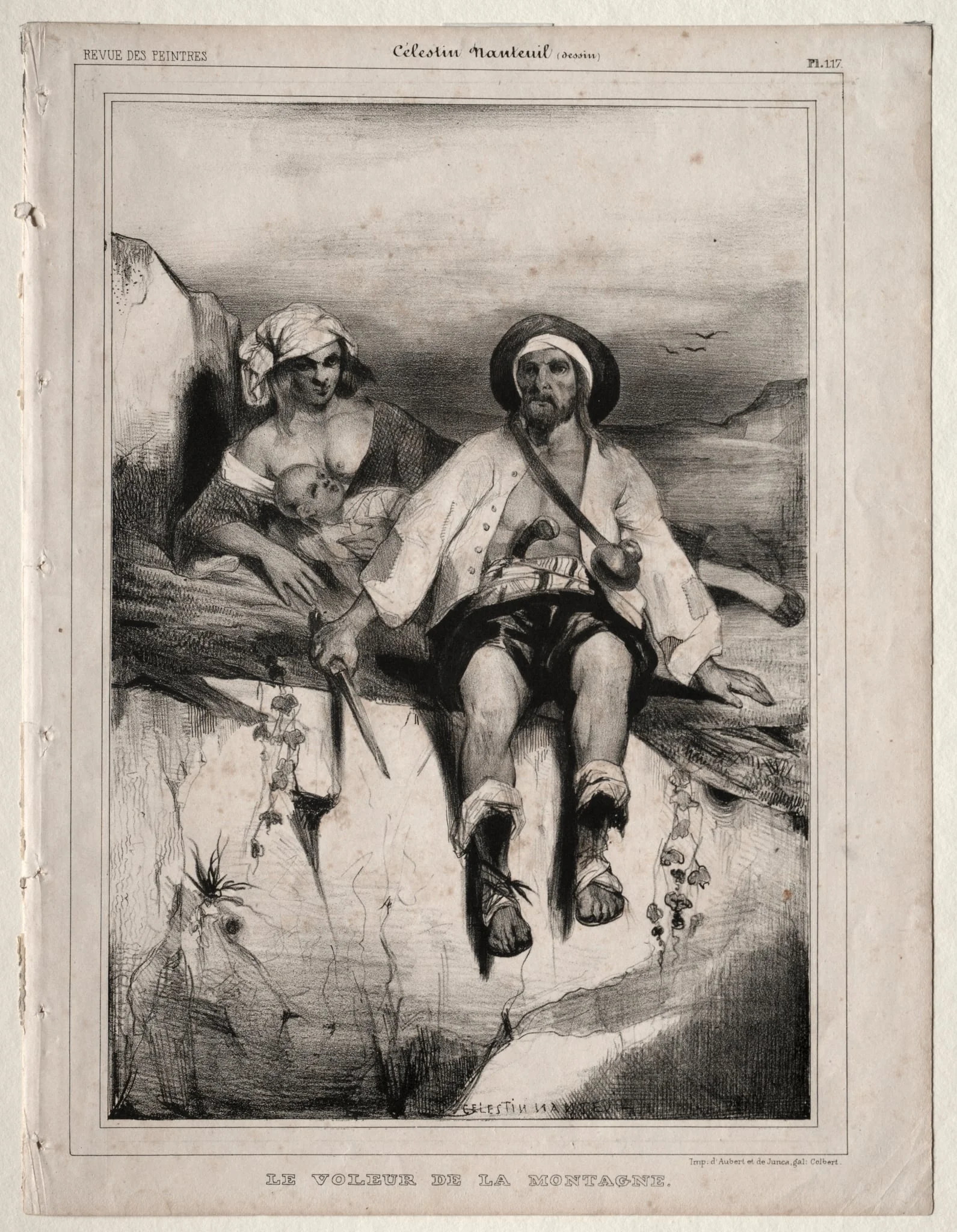 The Robber from the Mountain, by Célestin Nanteuil, 1804