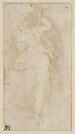 A nymph dancing