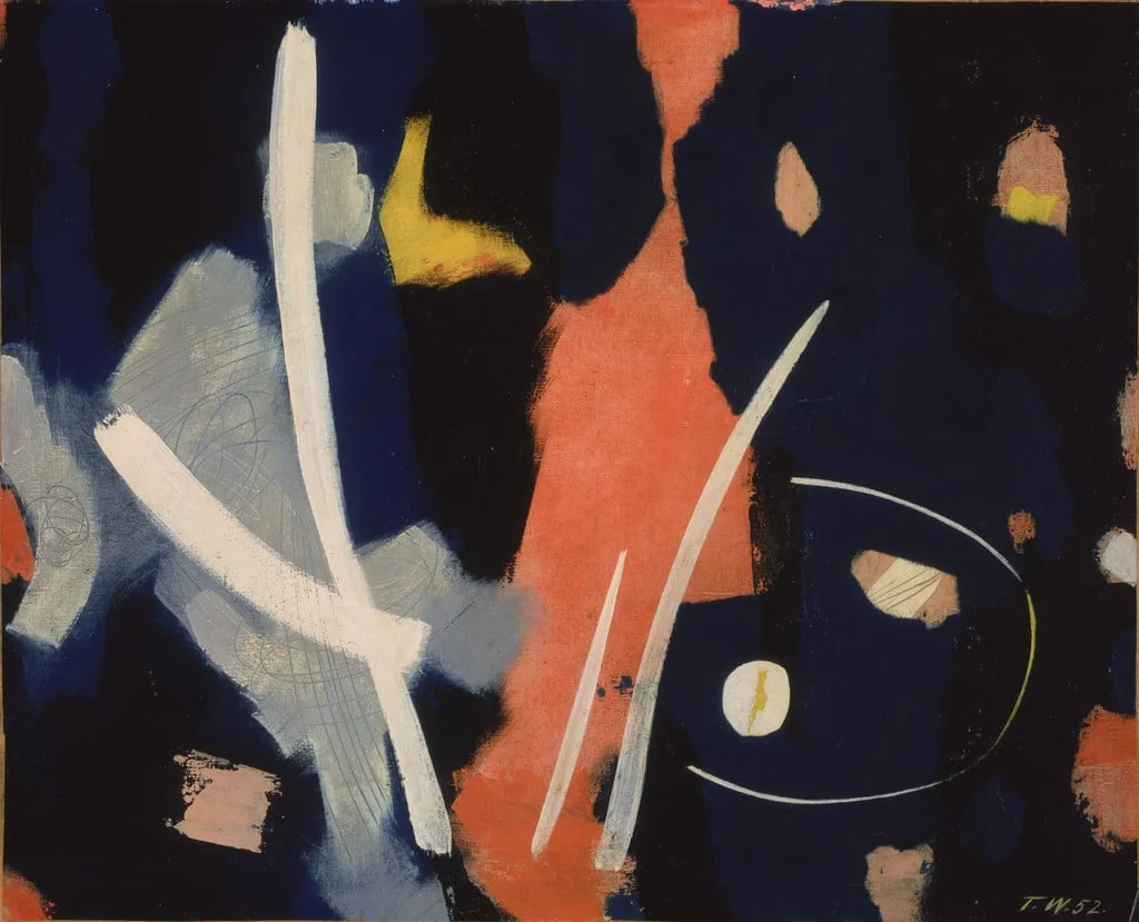 Untitled, by Theodor Werner, oil, 1952