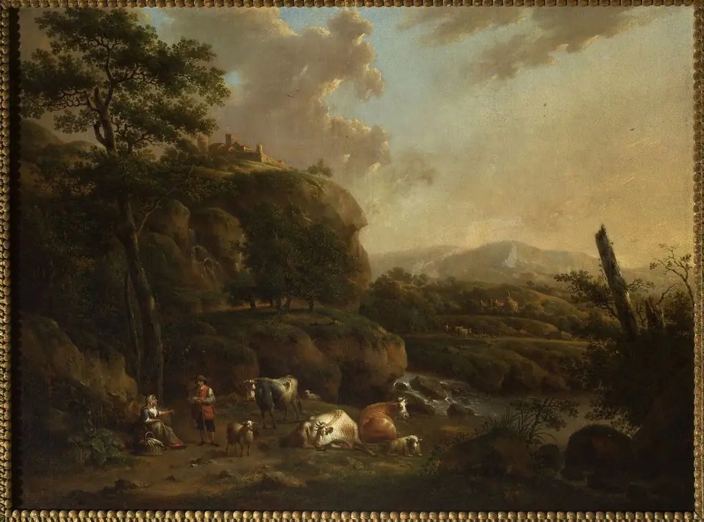 Mountain Landscape with Shepherds