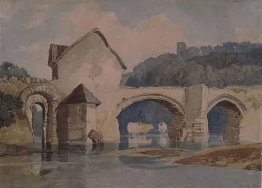 A Bridge and Cows