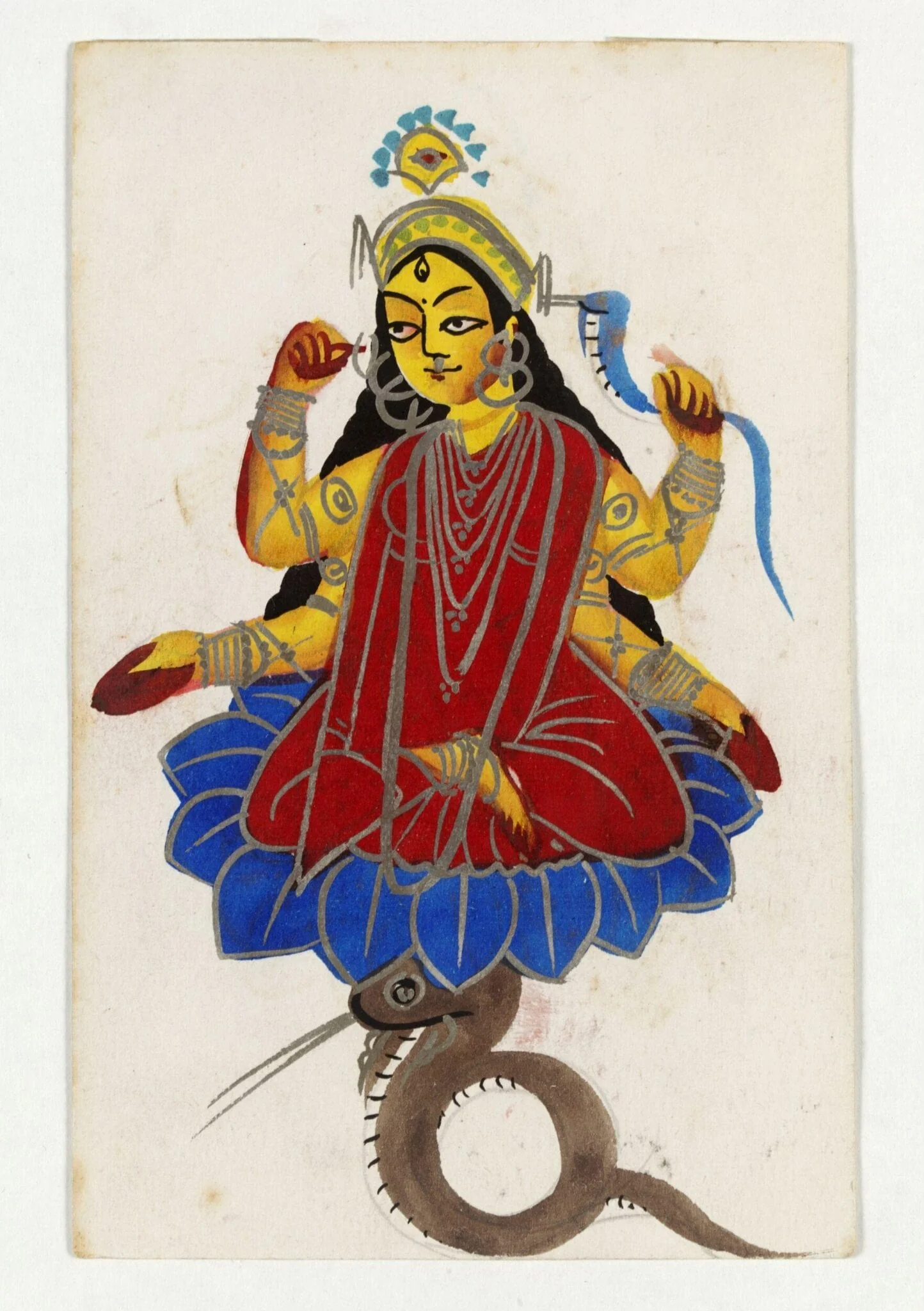 Manasa Devi, by Unknown, paint, 1890