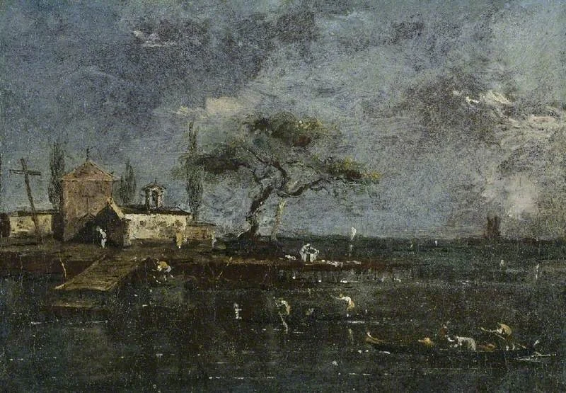 The island of Anconetta, Venice